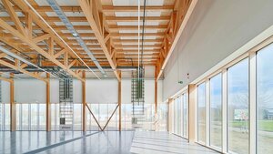 Inside the grid-supportive, zero-energy building Source: Bernhard Strauss Photography, Freiburg